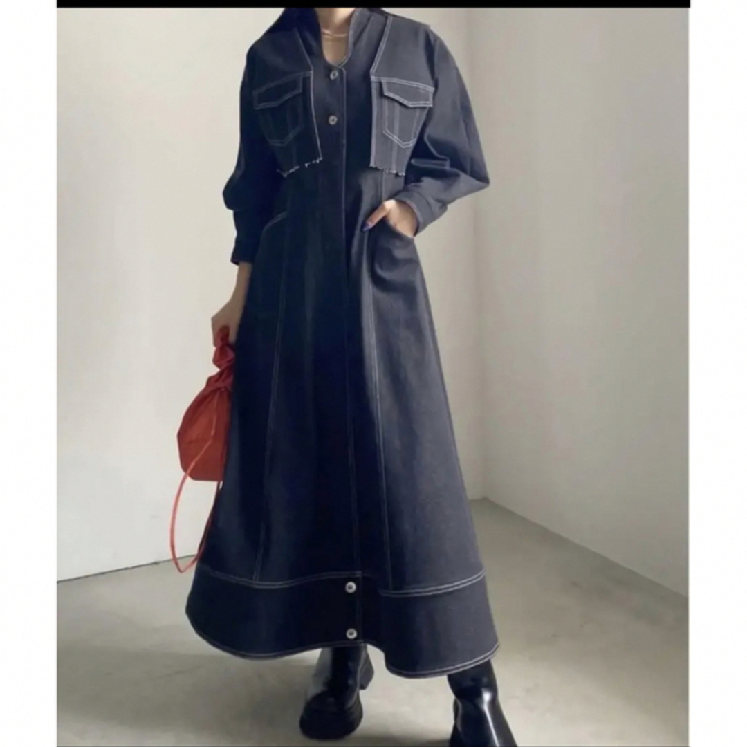 Ameri VINTAGE - アメリヴィンテージ UND 3WAY DENIM DRESS デニム