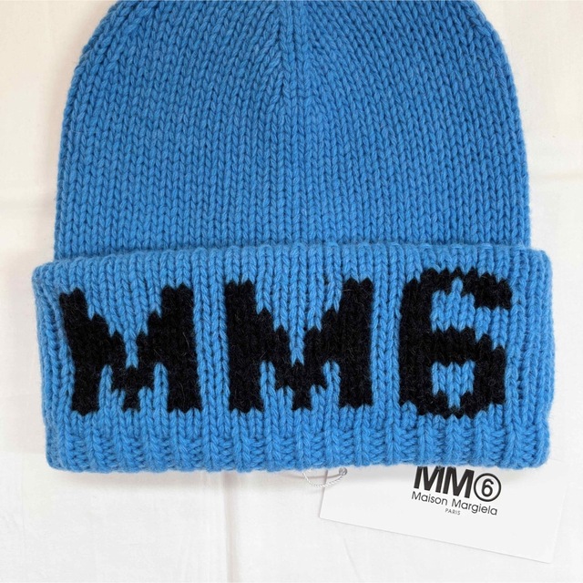 MM6 Maison Margielaマルジェラ ニット帽 ビーニー ブルー 2022年