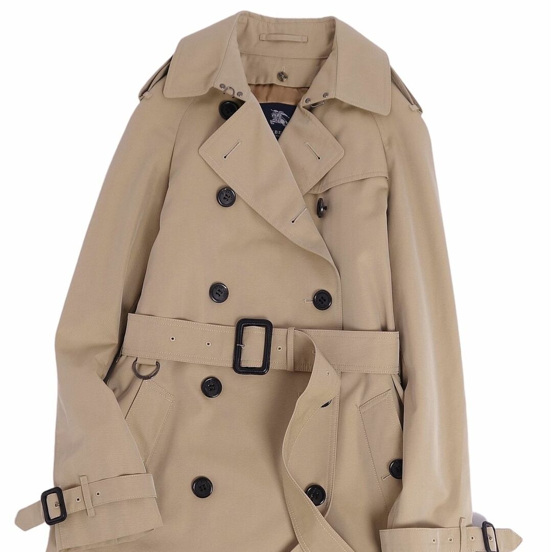 極美品 バーバリー ロンドン BURBERRY LONDON コート トレンチコート 裏チェック ライナー付き アウター レディース 36(S相当)  ベージュ