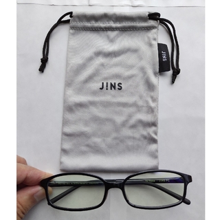 ジンズ(JINS)の【中古品】J!NSブルーライトカット眼鏡（度なし）(サングラス/メガネ)