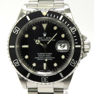 ロレックス(ROLEX)のROLEX サブマリーナ デイト 自動巻き SS ブラック文字盤 W番(腕時計(アナログ))