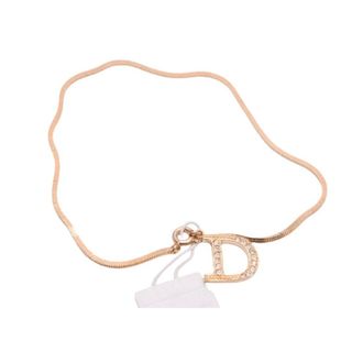 Christian Dior クリスチャンディオール ブレスレット ゴールド Dロゴ