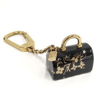 LOUIS VUITTON Speedy Porte Cles Unclusion Key Holder Black M65444