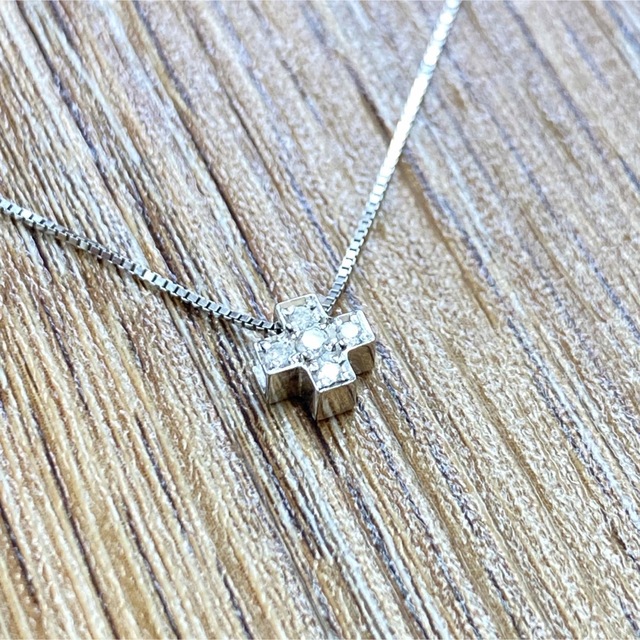 ブローチr3375 スタージュエリー K18 ダイヤモンド ネックレス