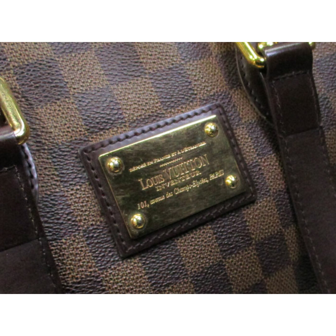 LOUIS VUITTON ハムプステッドPM ハンドバッグ ダミエ エベヌ