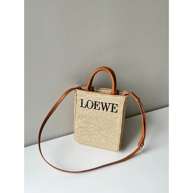 2023ss LOEWE 2Way Tote スクエアかごバッグA5Small 有名ブランド