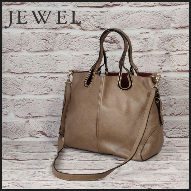 JEWEL - JEWEL 2WAYバッグ ハンドバッグ ショルダーバッグ 取り外し ...