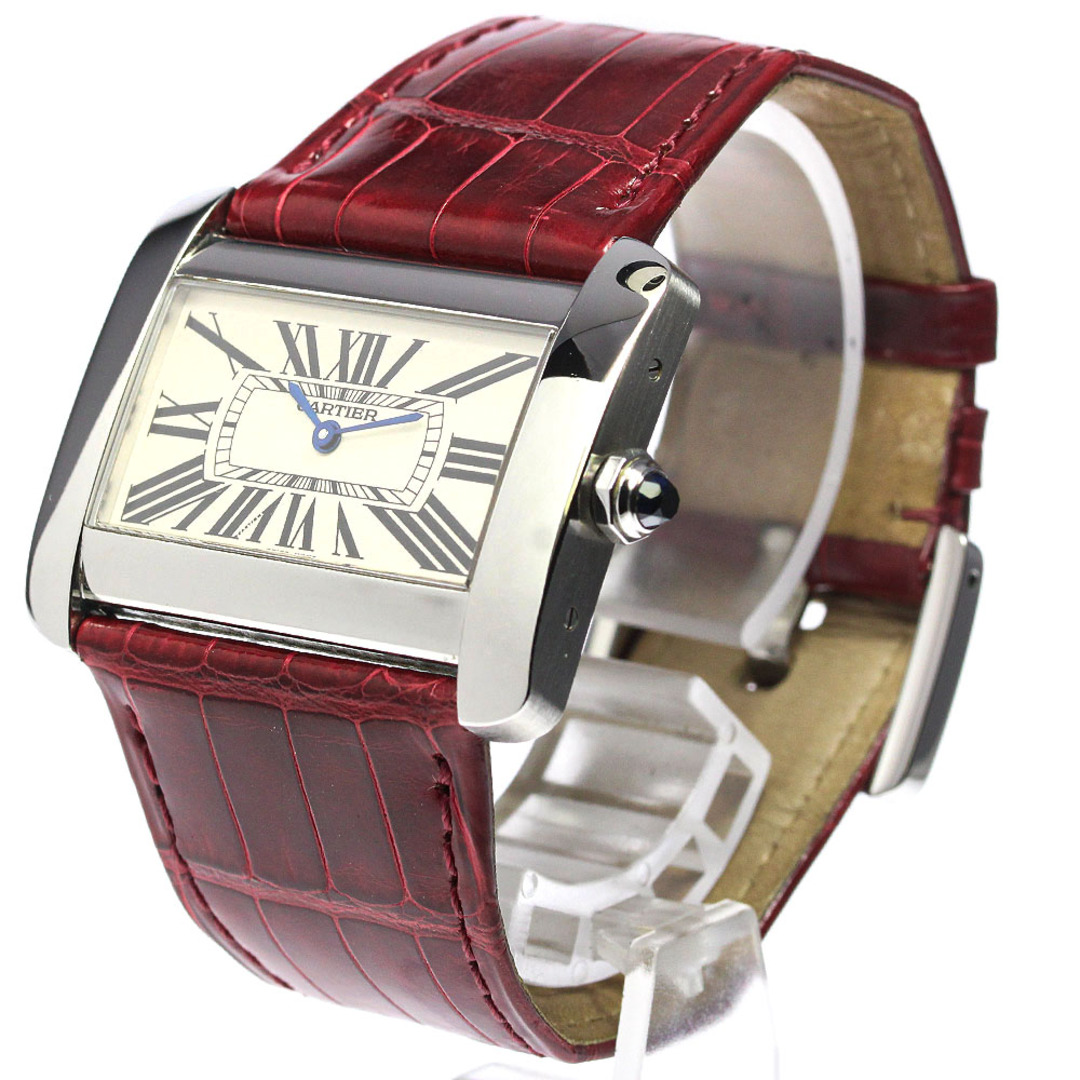 カルティエ CARTIER W6300655 タンクディバンLM クォーツ メンズ _744881【ev10】