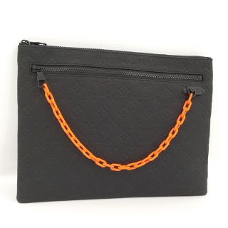 ルイヴィトン(LOUIS VUITTON)のLOUIS VUITTON ポシェット A4 チェーンレザー クラッチバッグ(その他)