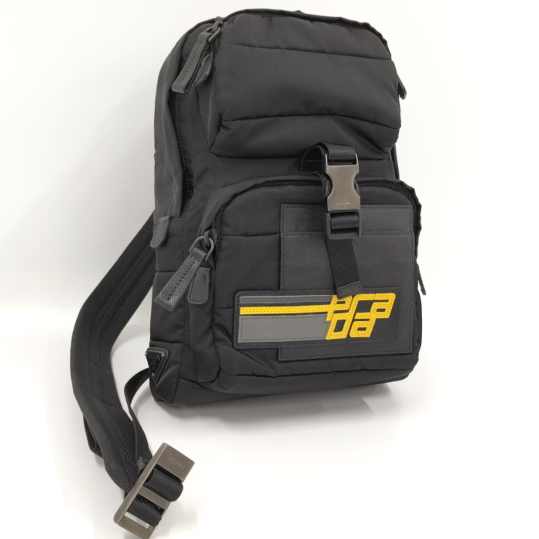 PRADA(プラダ)のPRADA ボディーバッグ ナイロン ブラック ネロ 2VZ013 メンズのバッグ(ボディーバッグ)の商品写真