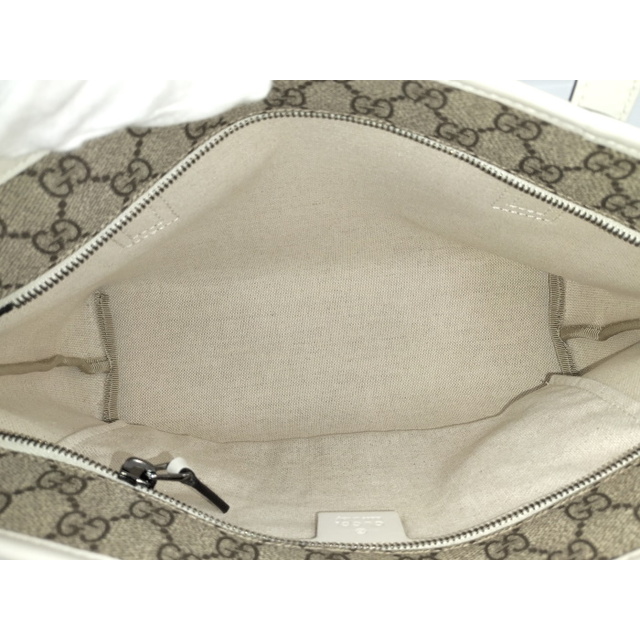 Gucci(グッチ)のGUCCI トートバッグ GGスプリーム PVC ベージュ ホワイト レディースのバッグ(トートバッグ)の商品写真