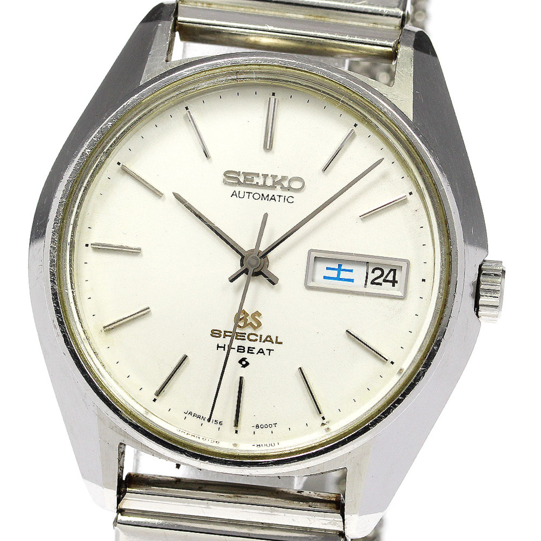 セイコー SEIKO 6156-8000 グランドセイコー スペシャル ハイビート デイデイト 自動巻き メンズ _747934【ev10】