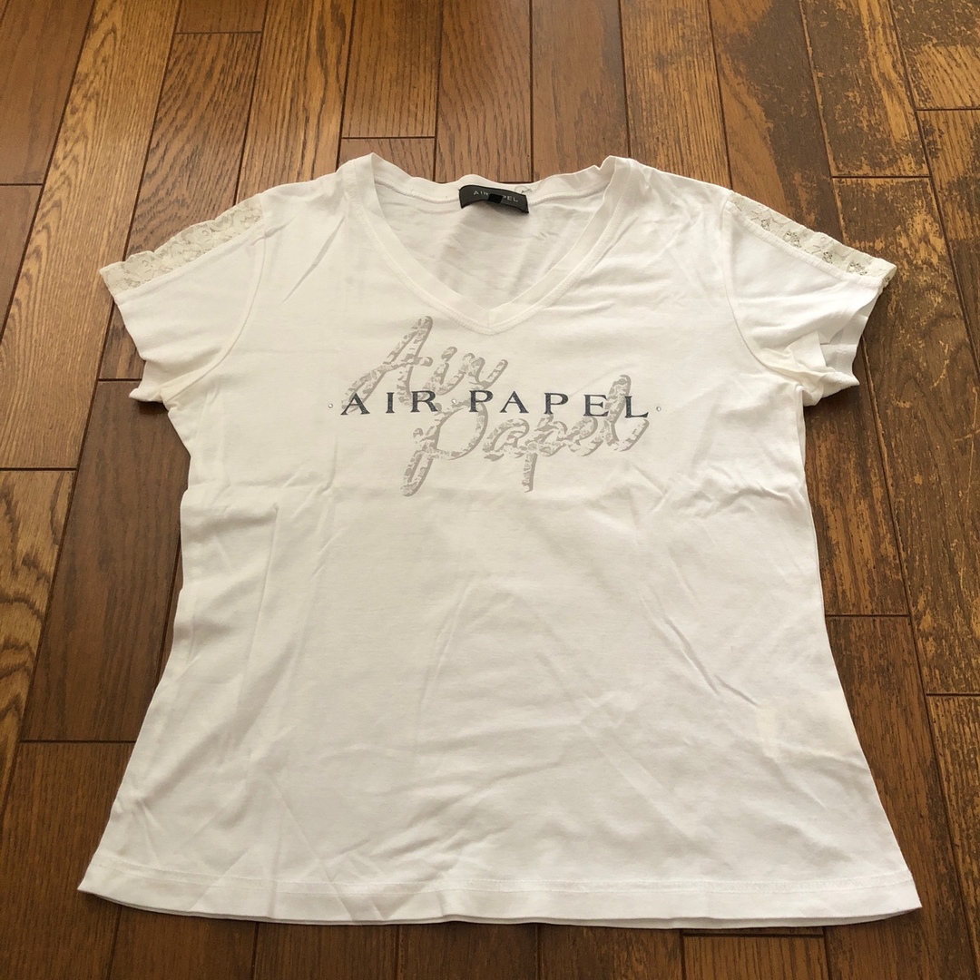 Airpapel (エアパペル)のエアパペル　半袖Tシャツ　40 レディースのトップス(Tシャツ(半袖/袖なし))の商品写真