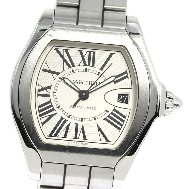 カルティエ CARTIER W6206017 ロードスター LM デイト 自動巻き メンズ _742375