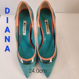 ダイアナ(DIANA)のDIANA　ハイヒール　24.0㎝　9㎝ヒール　スウェード(ハイヒール/パンプス)