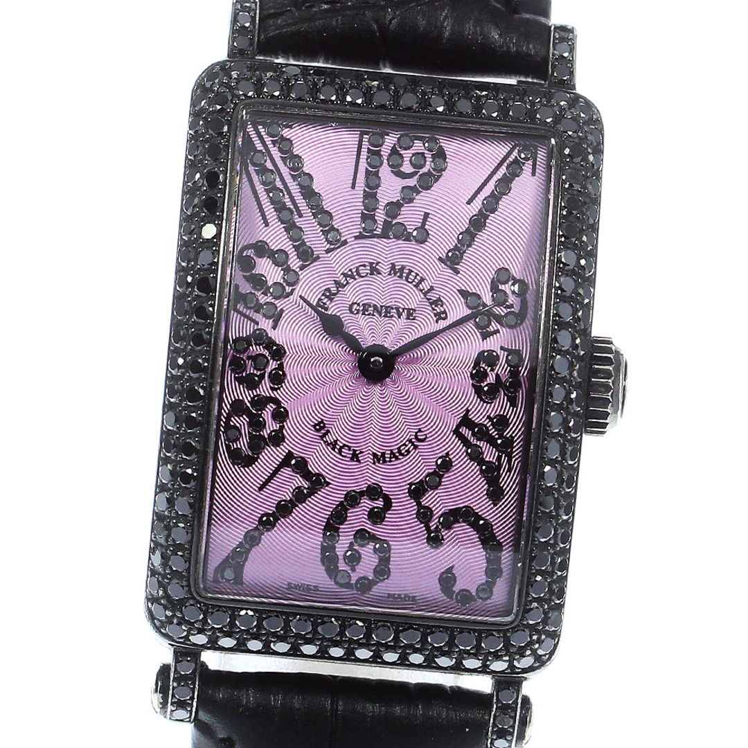 FRANCK MULLER(フランクミュラー)のフランクミュラー FRANCK MULLER 902QZD ロングアイランド K18WG ダイヤベゼル クォーツ レディース _742190 レディースのファッション小物(腕時計)の商品写真