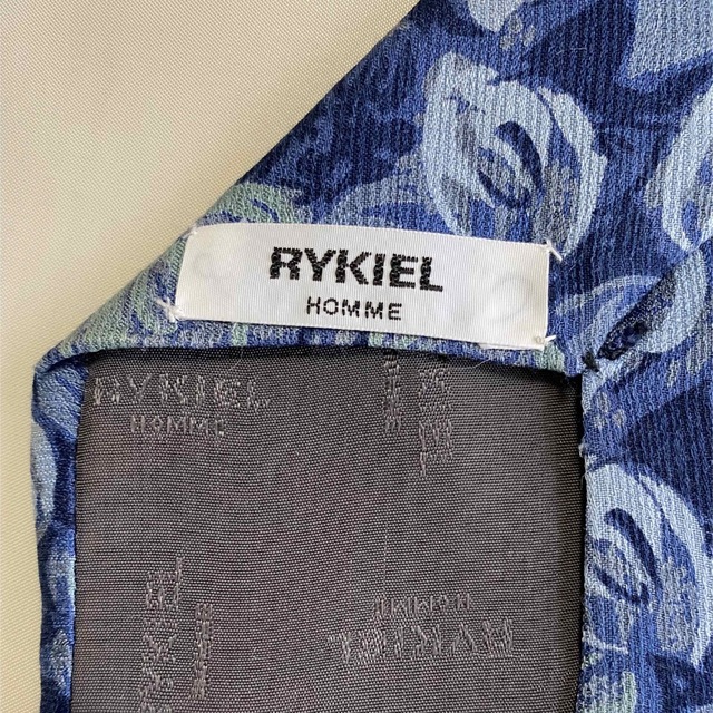 RYKIEL HOMME(リキエルオム)のブランドネクタイ　リキエル　ブルー系 メンズのファッション小物(ネクタイ)の商品写真
