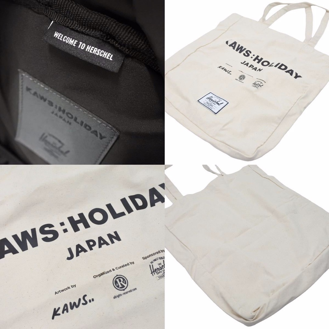 KAWS : HOLIDAY カウズ herschel ハーシェル リュック バックパック
