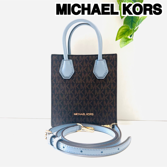 【極美品】MICHAEL KORS ミニ ハンドバッグ ショルダーバッグ レザー