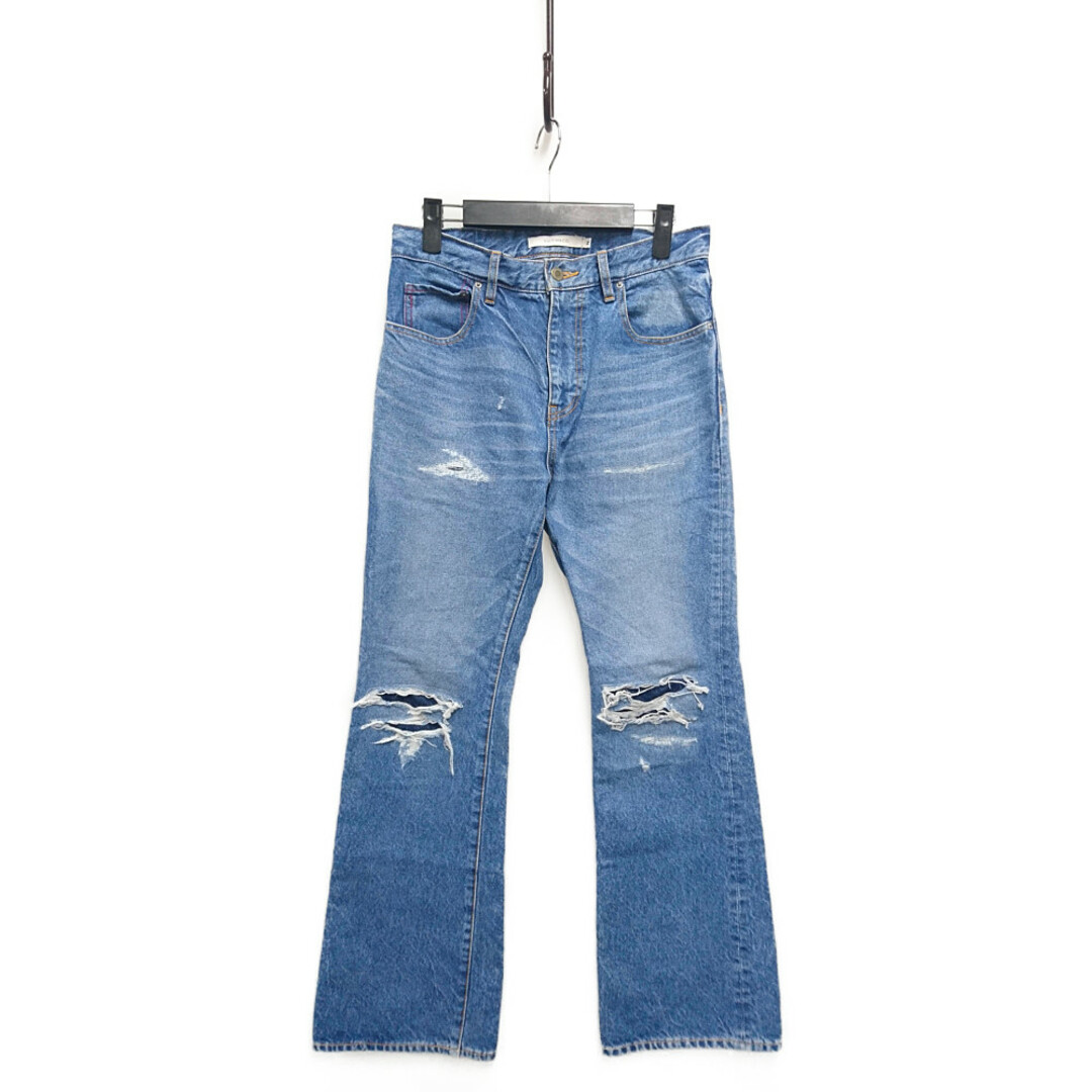 VICTIM&CO ヴィクティム 品番 VTM-22-P-102 BOOTCUT DENIM PANTS ダメージ加工 ブーツカット デニムパンツ サイズM 正規品 / B3595