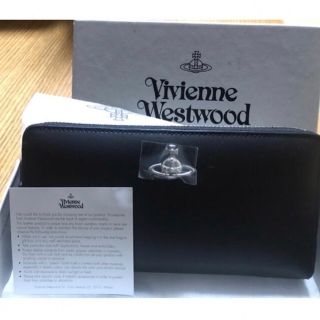 ヴィヴィアンウエストウッド(Vivienne Westwood)の新品未使用 ヴィヴィアン 長財布 ラウンドファスナー 黒 オーブ アレックス(長財布)