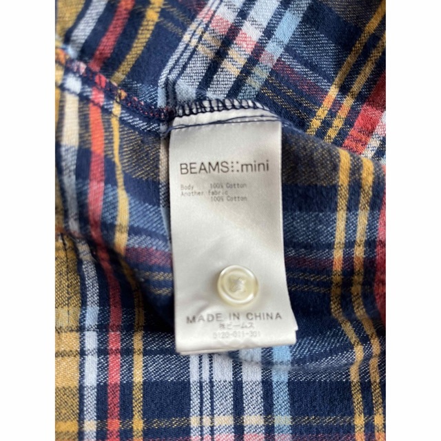 BEAMS(ビームス)のbeams /無印良品　110cmシャツ　2枚セット キッズ/ベビー/マタニティのキッズ服男の子用(90cm~)(Tシャツ/カットソー)の商品写真