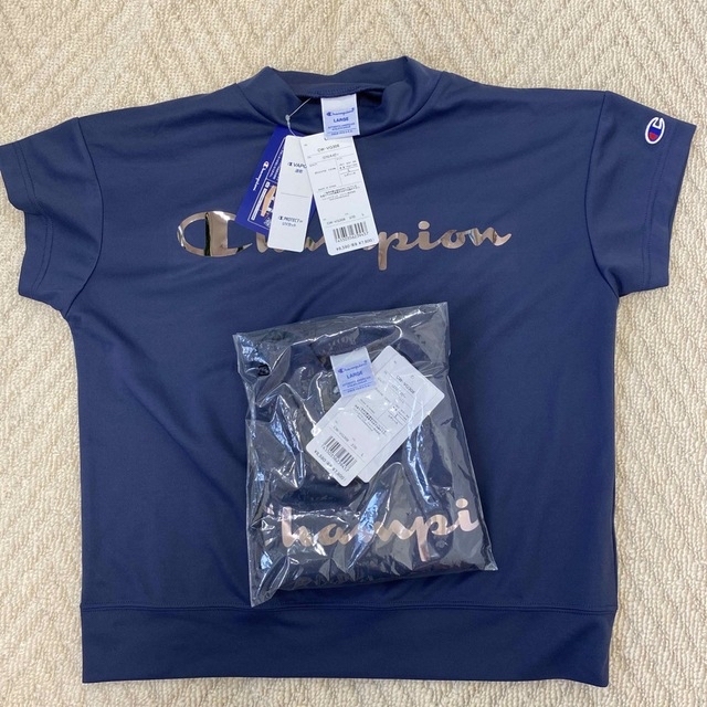 Champion(チャンピオン)のik様専用　新品　Champion ゴルフウェア　モックネックシャツ スポーツ/アウトドアのゴルフ(ウエア)の商品写真