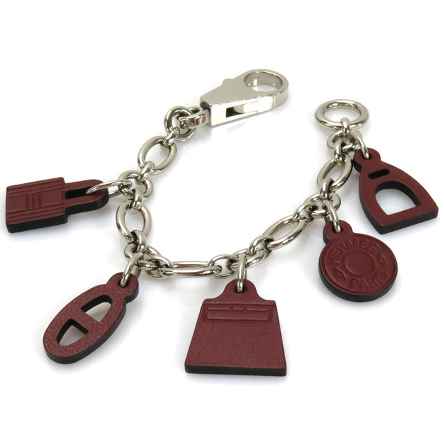 HERMES HERMES エルメス HERMES チャーム アミュレット 5 レザー