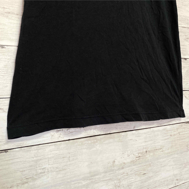 ZARA(ザラ)のZARA ザラ　Deluxe Cotton トップス tシャツ 半袖 M 黒 夏 メンズのトップス(Tシャツ/カットソー(半袖/袖なし))の商品写真