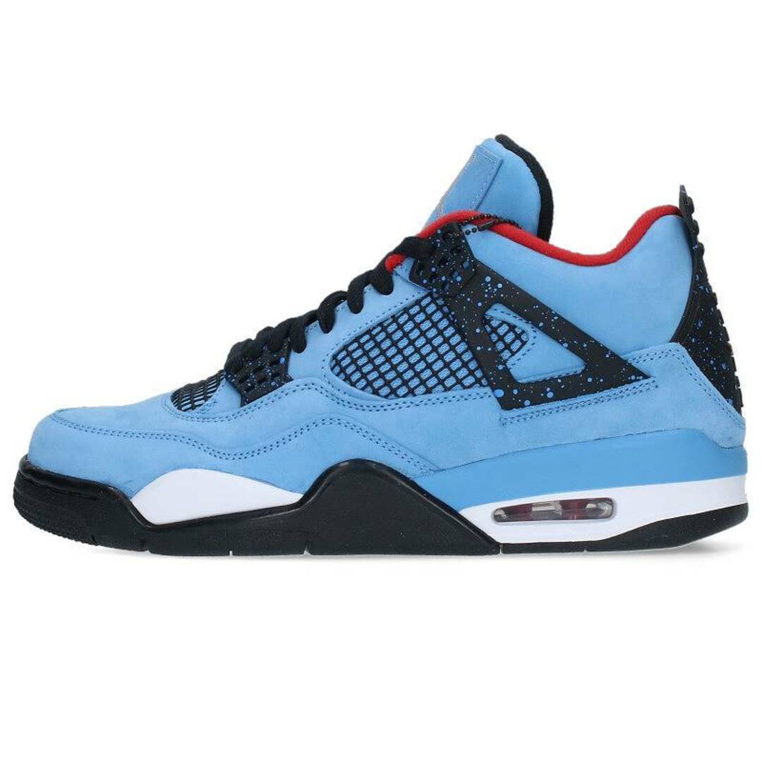 ナイキ ×トラヴィススコット Travis Scott  AIR JORDAN 4 RETRO TRAVIS SCOTT CACTUS JACK 308497-406 エアジョーダン4レトロカクタスジャックスニーカー  メンズ 27cm