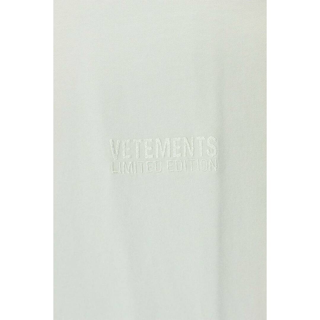 ヴェトモン  23SS  UE63TR660W ロゴ刺繍Tシャツ メンズ S