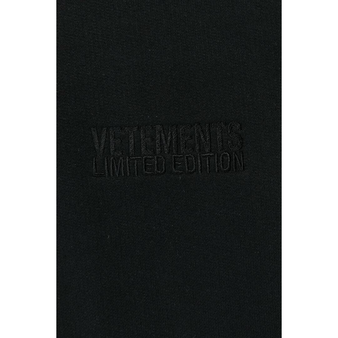 ヴェトモン  23SS  UE63HD140B ロゴ刺繍プルオーバーパーカー メンズ XS