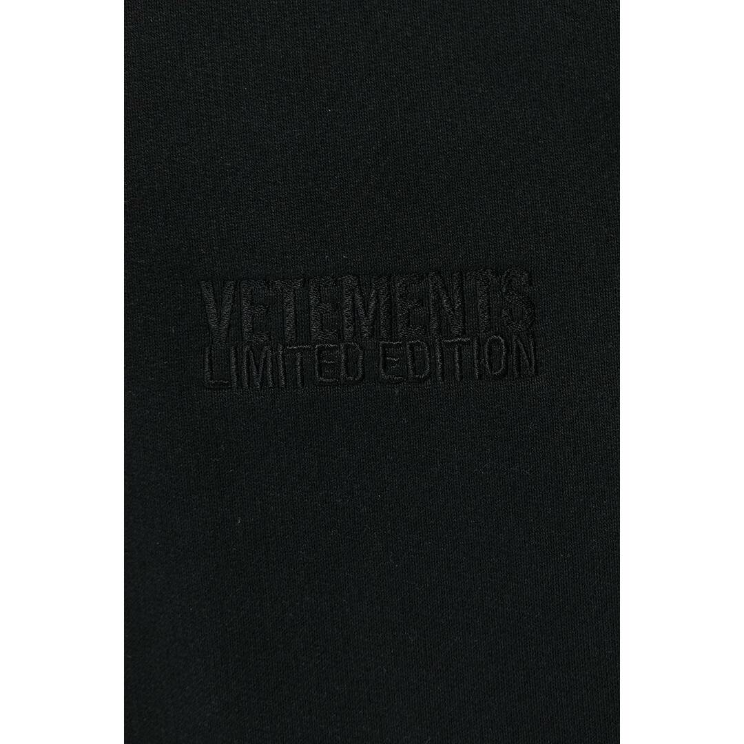 ヴェトモン  23SS  UE63HD140B ロゴ刺繍プルオーバーパーカー メンズ S