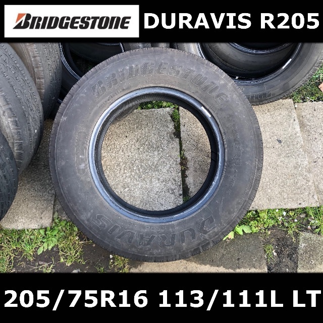 【バリ山】ブリヂストン DURAVIS R205 205/75R16 4本セットのサムネイル