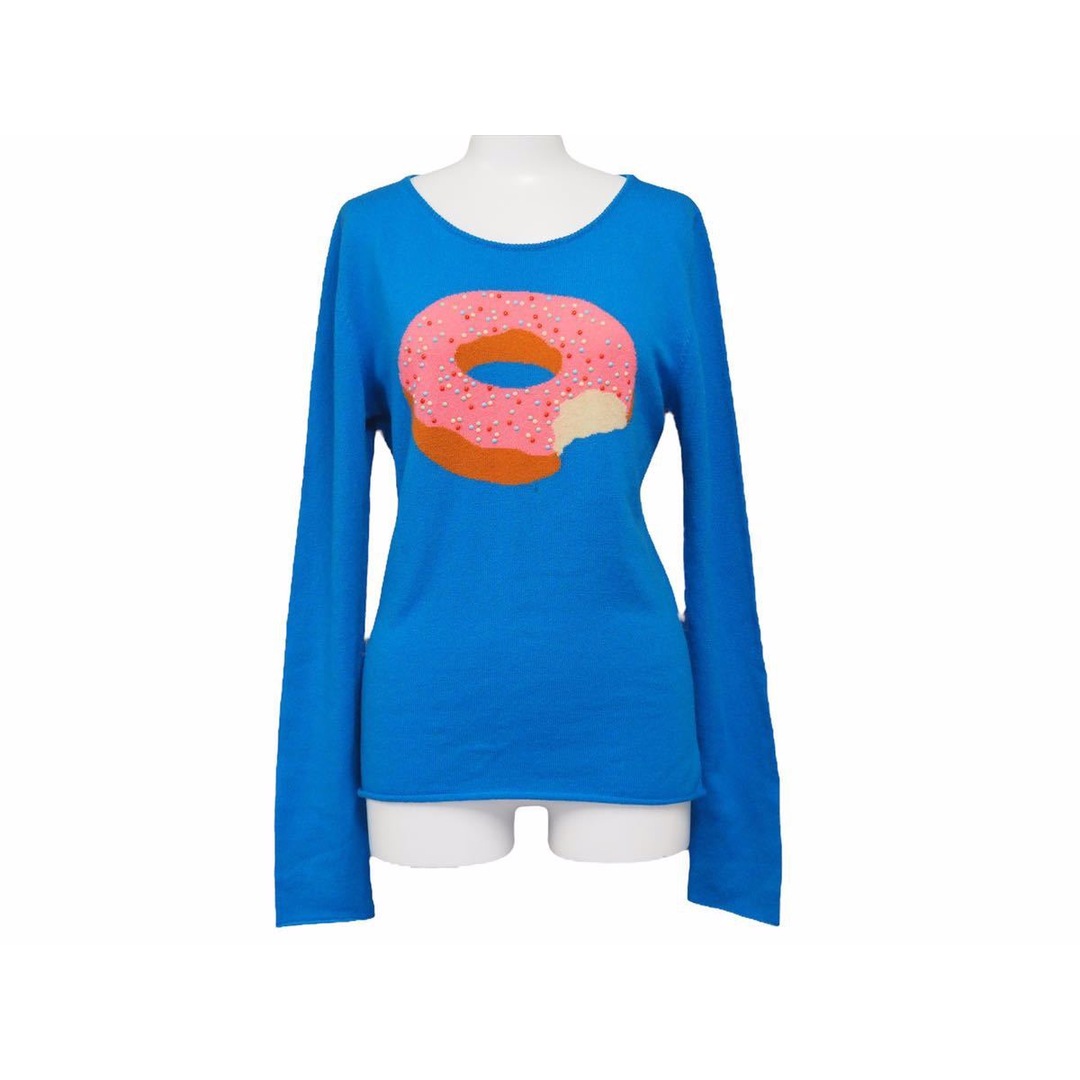 売れ筋がひ! ブルー ドーナツ DONUT INTARSIA ニット ペラフィネ
