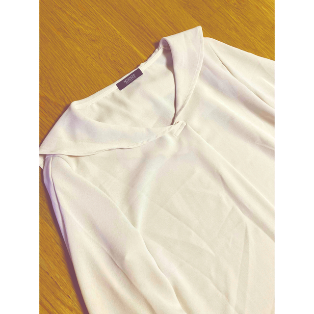 セーラー　ブラウス　アイボリー レディースのトップス(シャツ/ブラウス(長袖/七分))の商品写真