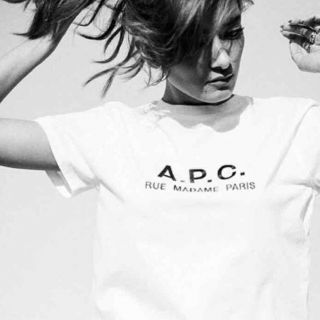 アーペーセー(A.P.C)のA.P.C. / RUE MADAME ロゴ刺繍 クルーネック Tシャツ(Tシャツ(半袖/袖なし))