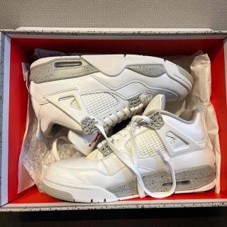 ジョーダン(Jordan Brand（NIKE）)のAIR JORDAN 4 TECH WHITE(スニーカー)