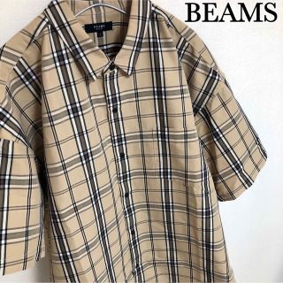 ビームス(BEAMS)の【ゆるだぼ】ビームス ハート チェック 半袖 シャツ メンズ レディース L(シャツ)