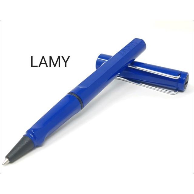 LAMY(ラミー)の新品　ＬＡＭＹ　 ラミー 　サファリ 　 ボールペン　ブルー インテリア/住まい/日用品の文房具(ペン/マーカー)の商品写真