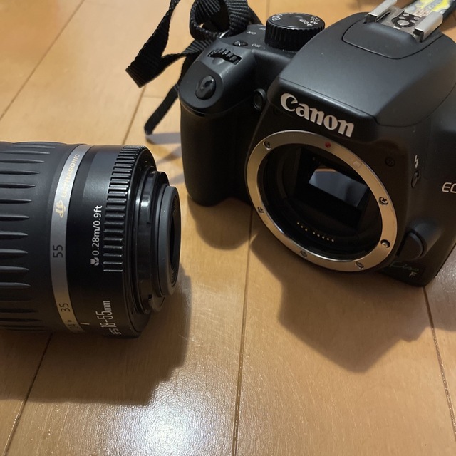 一眼レフ　Canon EOS KissF 本体　レンズ EF-S 18-55㎜ 4