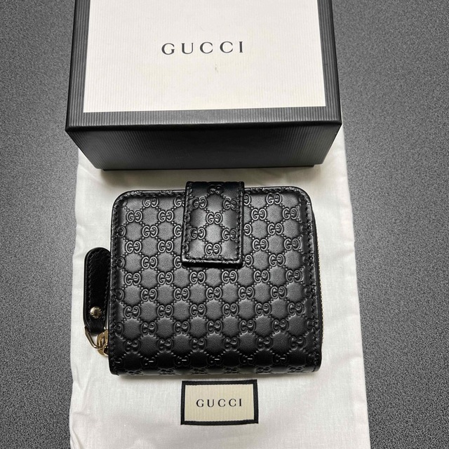 グッチ GUCCI 折りたたみ財布 美品 二つ折り 【国産】 20800円 vivacf.net