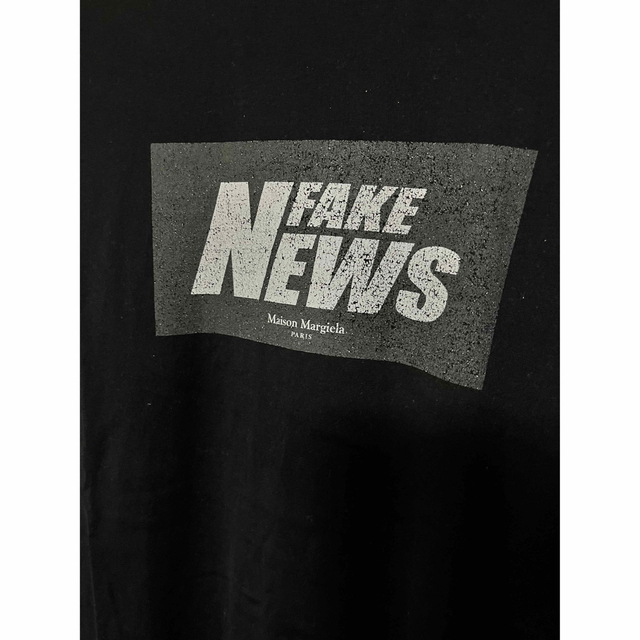 Maison Margiela◇20SS/Fake NewsプリントTシャツマルジェラ - Tシャツ