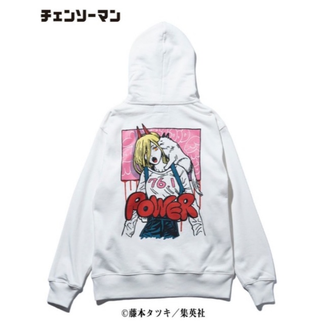glamb - L 新品 チェンソーマン glamb コラボ パーカー パワーフーディ