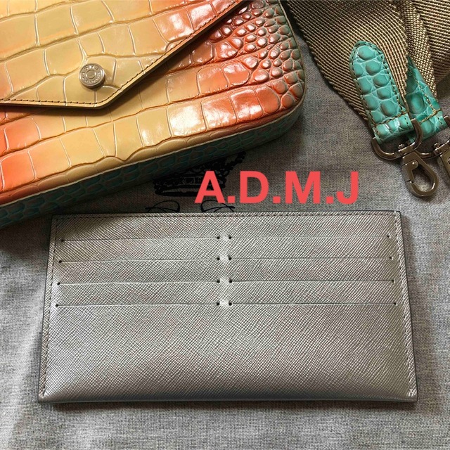 A.D.M.J.(エーディーエムジェイ)のA.D.M.J スリムウォレット　カードケース　長財布　admj　 レディースのファッション小物(財布)の商品写真