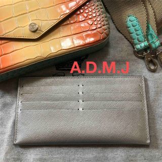 エーディーエムジェイ(A.D.M.J.)のA.D.M.J スリムウォレット　カードケース　長財布　admj　(財布)