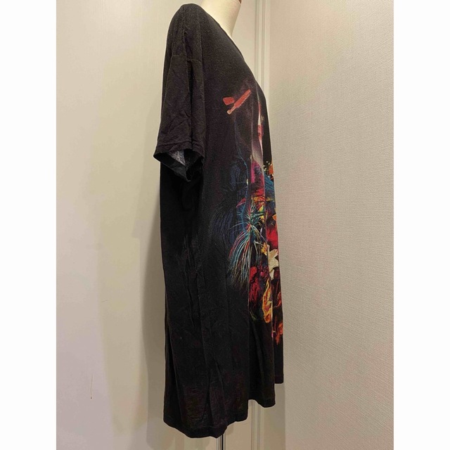 ヨウジヤマモト 2019SS 舞妓色女PT丸半 カットソー ブラック
