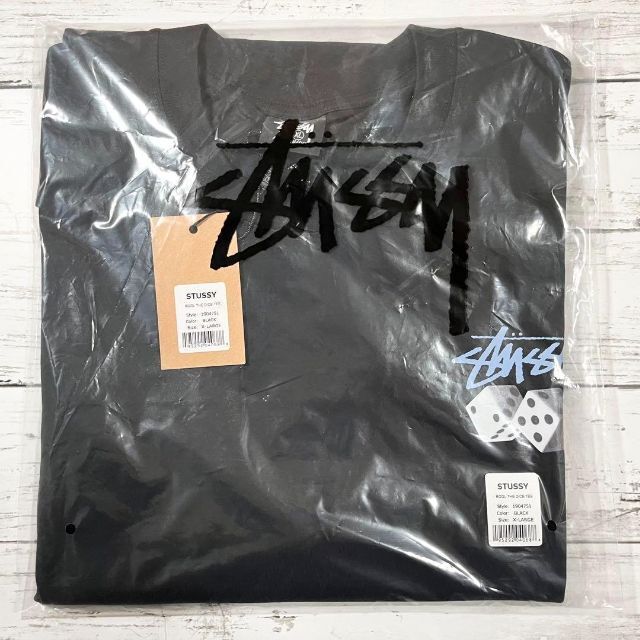 【新品】stussy Tシャツ　サイズXL ブラック 2