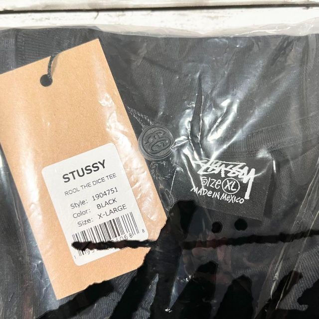【新品】stussy Tシャツ　サイズXL ブラック 4