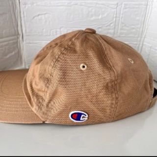 チャンピオン(Champion)の美品 チャンピオン キャップ CAP ベージュ キャメル 帽子(キャップ)